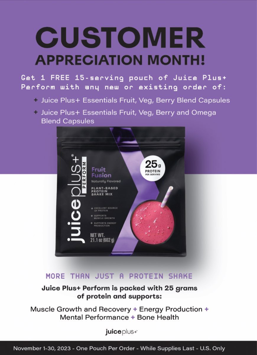 juicepluslisa's tweet photo. Capsule orders shipping this month, look for a freebie. https://t.co/spPb7NoI5J
