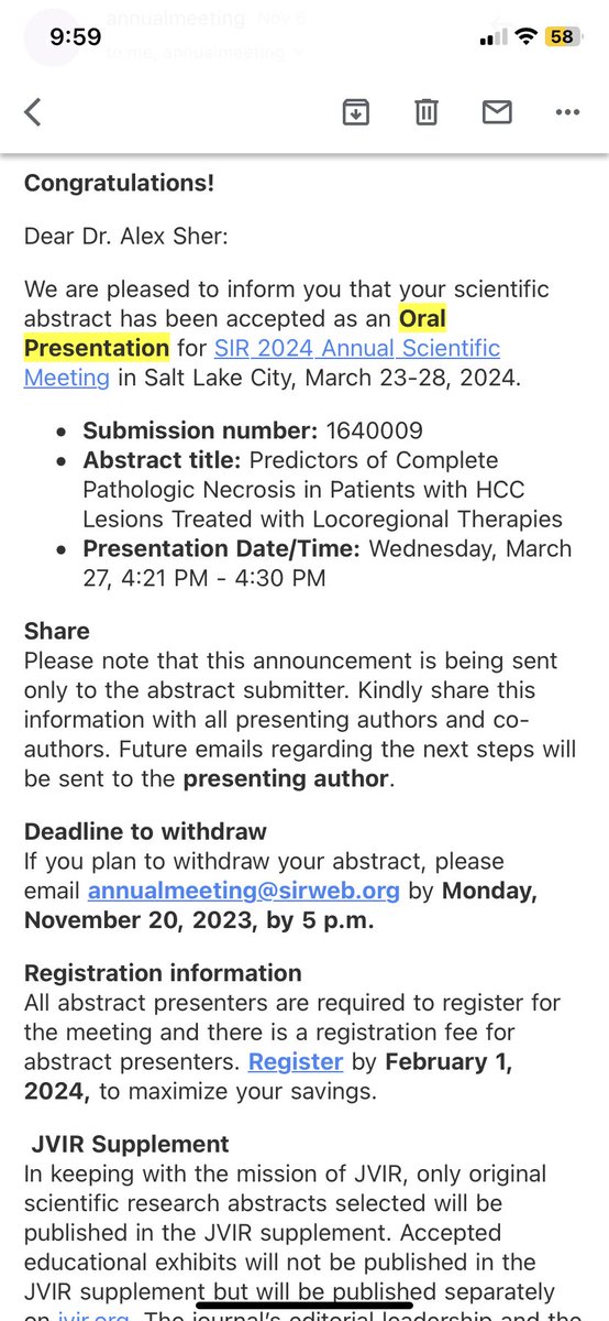 Looking forward to presenting our expanded path results at #SIR24SLC! Thank you to the incredible team and mentorship <a href="/MountSinaiIR/">Mount Sinai IR</a>. <a href="/rtodd29/">Rachel Todd</a> <a href="/_KartikMenon/">Kartik Menon, MD</a> <a href="/DieHCCDie/">Ed Kim</a> <a href="/SIRspecialists/">Society of Interventional Radiology</a> <a href="/SIRRFS/">SIR RFS</a>