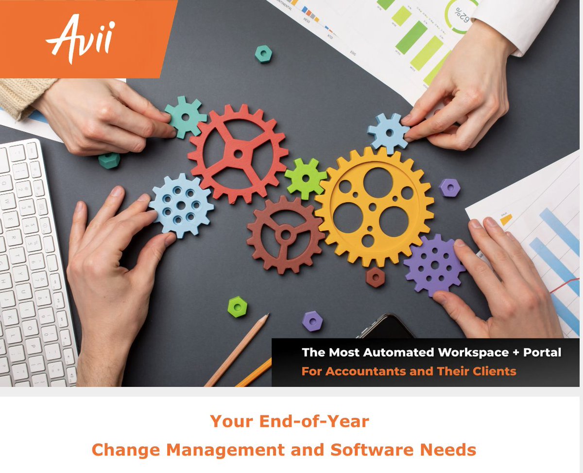 Let Avii help you with your end-of-year accounting software needs! Learn more about how we help firms with client experience, how you can get E-Signature FREE for three years, how we evolved Engagement Letters, how we can replace Tax Caddy and more!

5450453.hs-sites.com/end-of-year-ch…