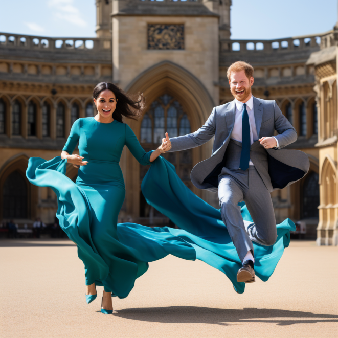 Gorgeous Dynamic Duo!! Our favs running from the #MaliceatthePalace #PalaceMalice #FindingFreedom #PrinceHarryandMeghan #CombatVeteran #ArmticeDay #VeteransDay