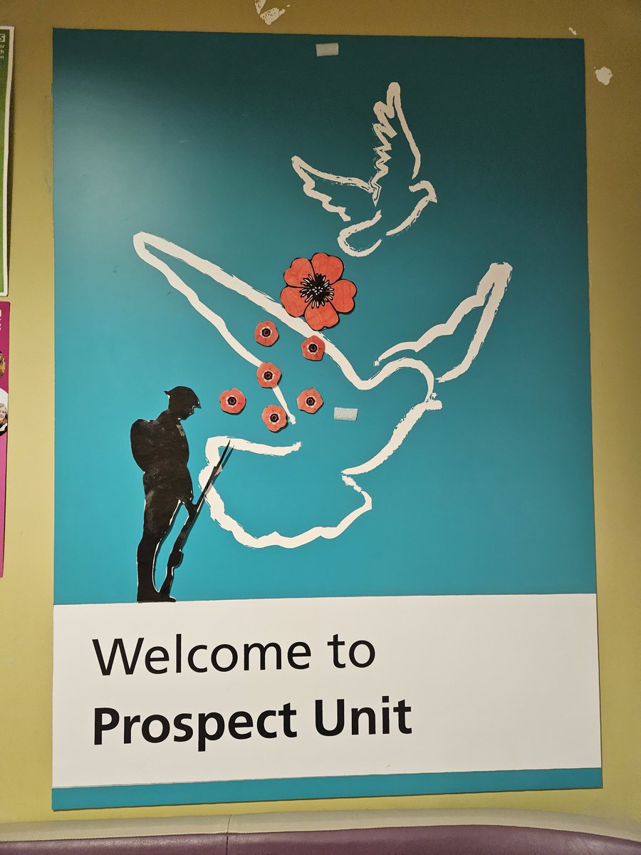 Claire78028760's tweet image. #teamprospect getting ready for #RemembanceDay the ward looks amazing so much good work completed by our service users 😍 @NicolaR95452877 @GMMH_NHS @AtherleighP #therapyteam