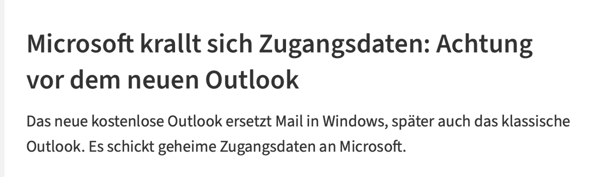 (neben dem Kennwortmanager) - welches von all euren digitalen Zugängen ist jenes, dessen Zugangsdaten ihr am besten schützen solltet, welches das komplexeste Kennwort haben sollte?

Nein, es ist euer eMailkonto! 😎

Warum?
Weil die Zugangsdaten (vergessenes Kennwort) von vielen