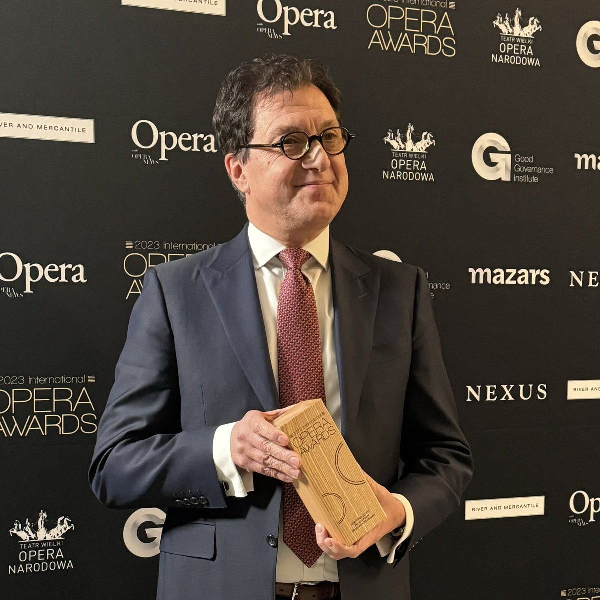 Serge Dorny, General Director of Bayerische Staatsoper #OperaAwards2023 New Production of the Year for Dmitri Tcherniakov's production of Tchaikovsky's War & Peace