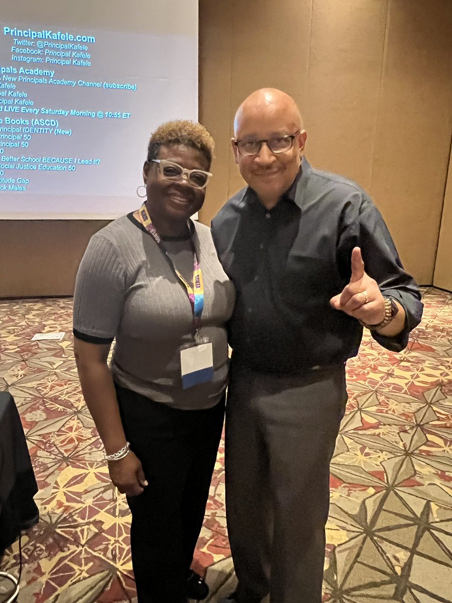Check out our counselors <a href="/WakeForestMS/">WFMS Cougars</a> Having a great time and they got to meet one of my favorites <a href="/PrincipalKafele/">Principal Kafele</a>