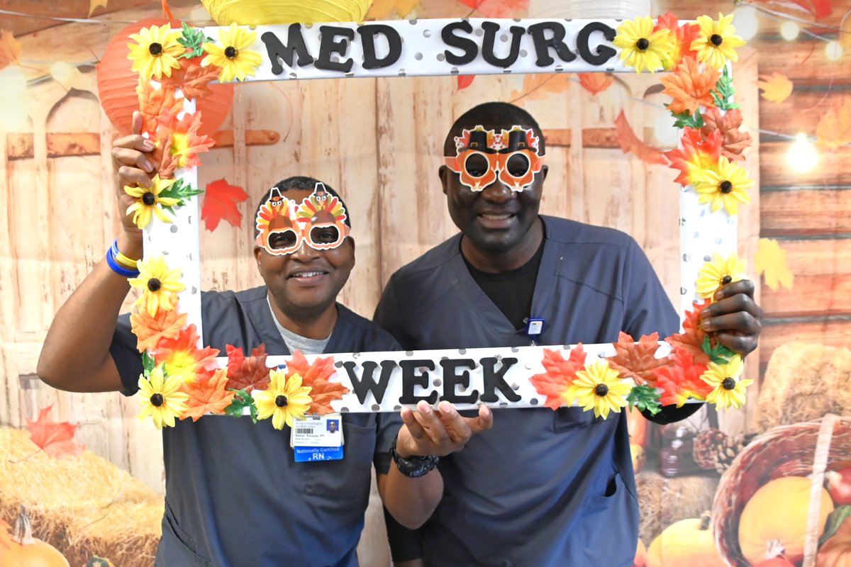 We’re celebrating Medical-Surgical Nurses Week! Our Med-Surg nurses are master multitaskers, energetic, enthusiastic, and ever-present for our patients. We're proud of the extraordinary care they provide for our patients every day! bit.ly/3FRV4aN #MSNW23