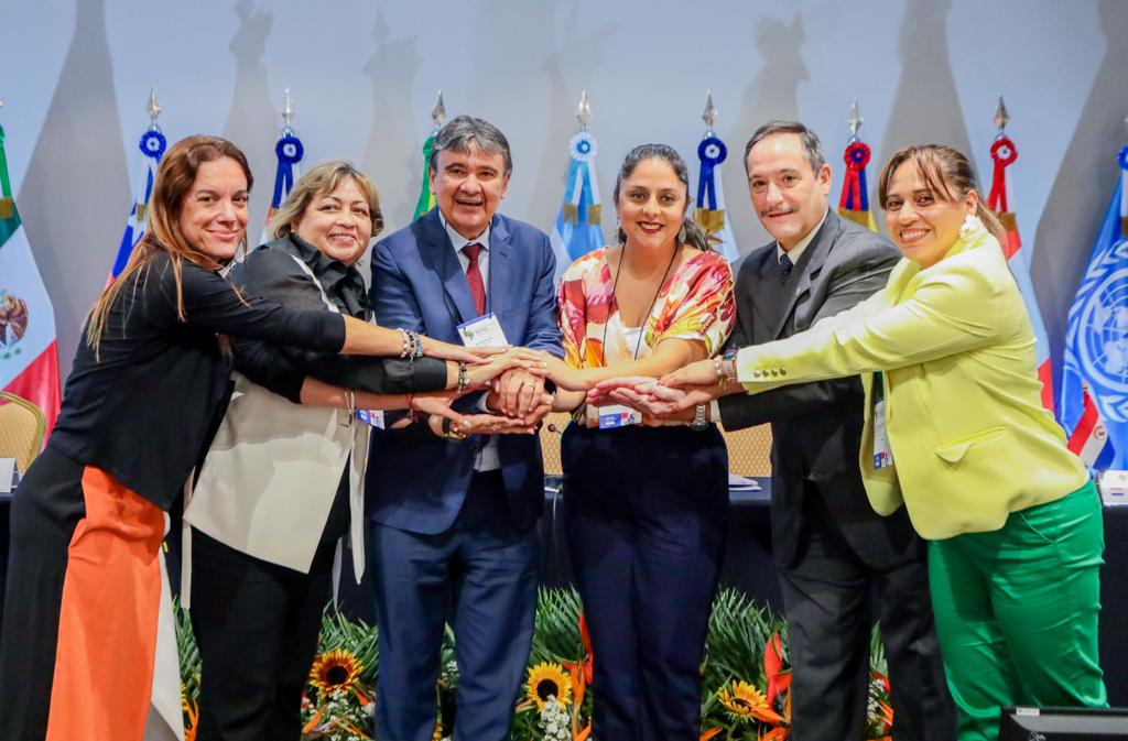 Aquí, discutimos sobre la estrecha relación entre los sistemas de cuidados y la superación del hambre y la pobreza. Por eso, llamamos a fortalecer la cooperación técnica y el intercambio de experiencias y conocimiento.

🌎🤝Juntos, construimos un futuro más justo y resiliente.