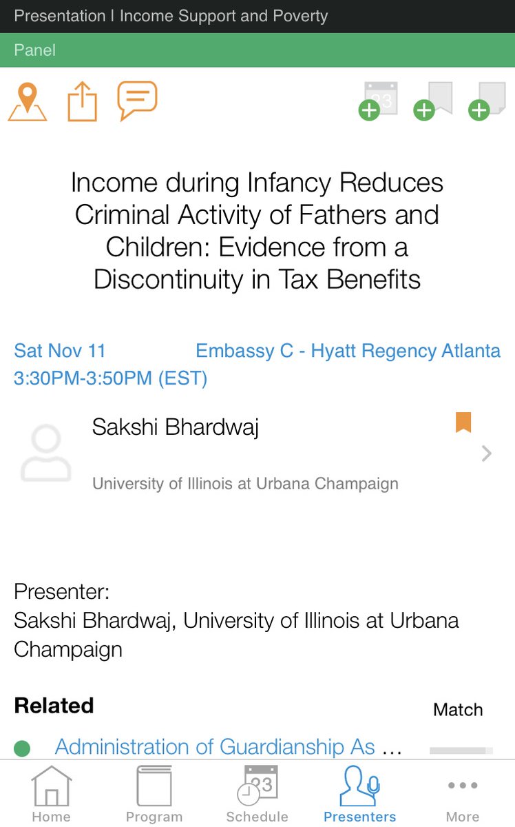 I will be presenting my JMP 'Income During Infancy Reduces Criminal Activity of Fathers and Children: Evidence from a Discontinuity in Tax Benefits' at the APPAM (#2023APPAM) on Sat at 3:30 PM.