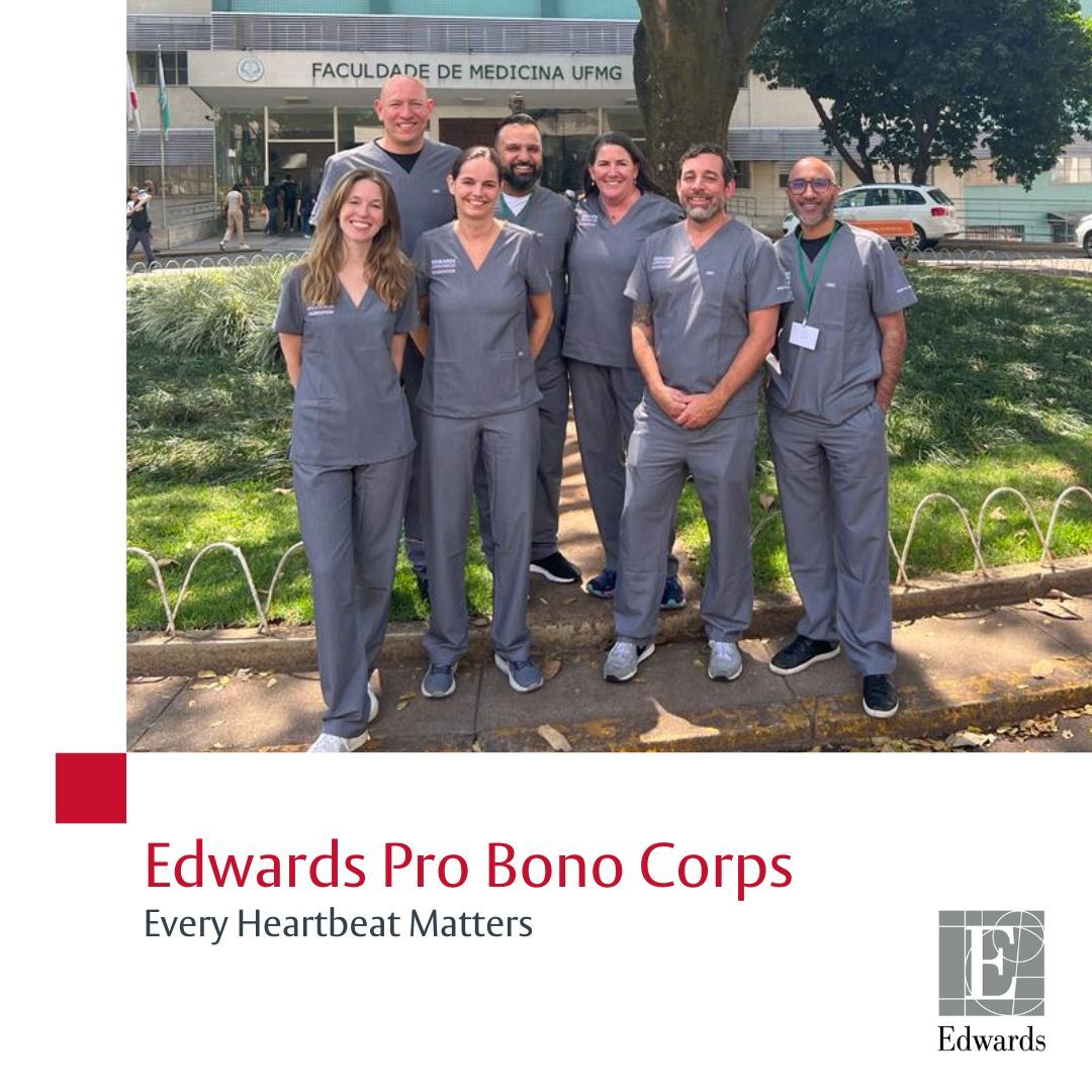 Our #EveryHeartbeatMatters Pro Bono Corps is an initiative impacting the lives of underserved patients. ♥️ The team partnered with @ReachRHD on a trip to Brazil, where they shared important #HeartHealth knowledge in the community. Join us in thanking the team! #EdwardsGivesBack