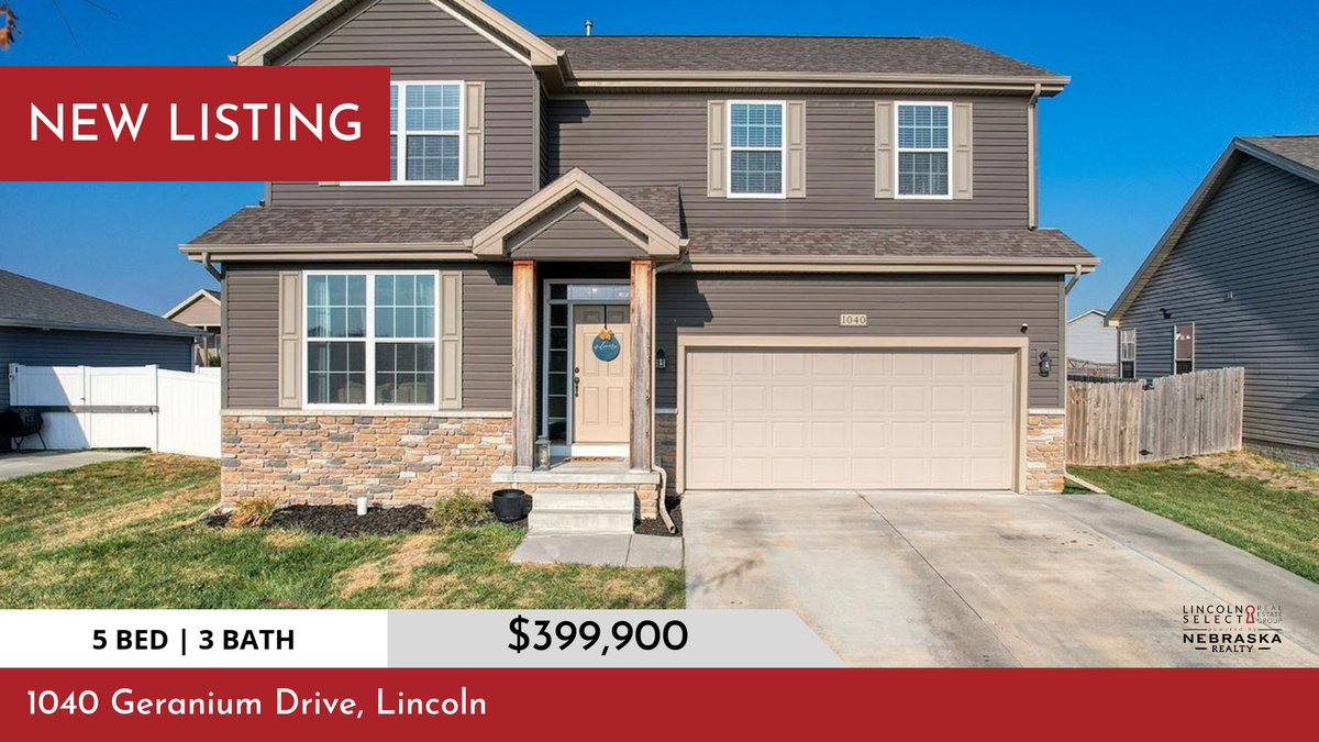 aybarra123's tweet photo. 📍 New Listing 📍 Take a look at this fantastic new property that just hit the market located at 1040 Geranium Drive in Lincoln. Reach out here or at (402) 613-3939 for more information!

Listed by Stephanie Tietjen

Anthony Ybarra... https://t.co/iX6quIN3iw https://t.co/ZKTeCpgdCQ
