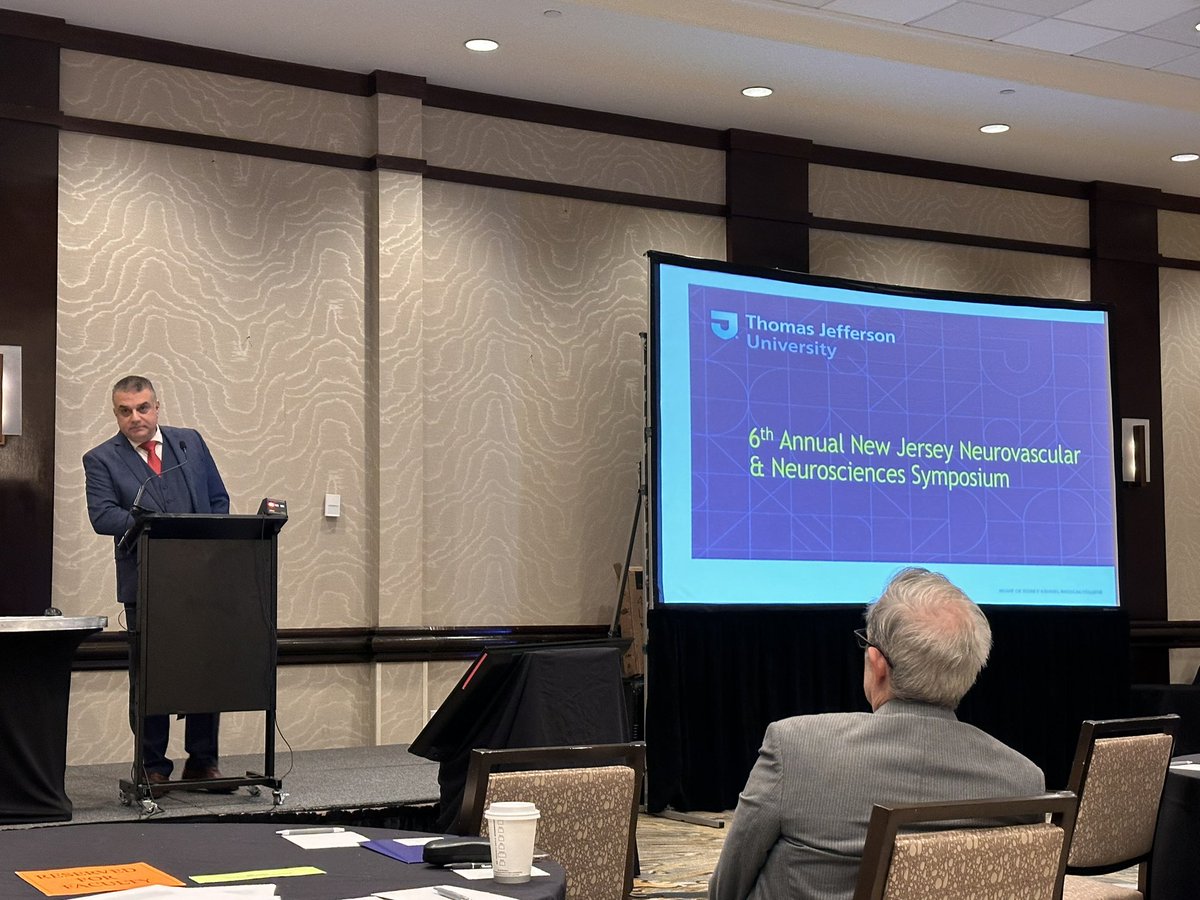 RitamGhoshMD's tweet image. Great conference today at the @JeffHealthNJ @TJUHNeurosurg 6th annual neurosurgery and neuroscience conference. Gets better and better every year and happy to be a part of a team on such an upward trajectory. @JeffersonUniv @TJUHospital @NeuroatJeff