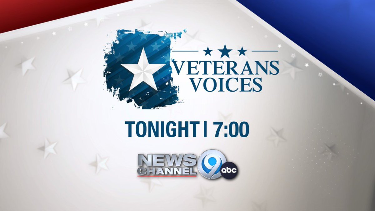 TUNE IN: Our Emmy Award winning special, Veterans Voices airs tonight at 7:00pm. 

You won't want to miss these powerful stories of local Veterans told by <a href="/RyanDeanTV/">Ryan Dean</a> and <a href="/AndrewDonovan/">Andrew Donovan</a>, beautifully put together by @JackEstabrook .