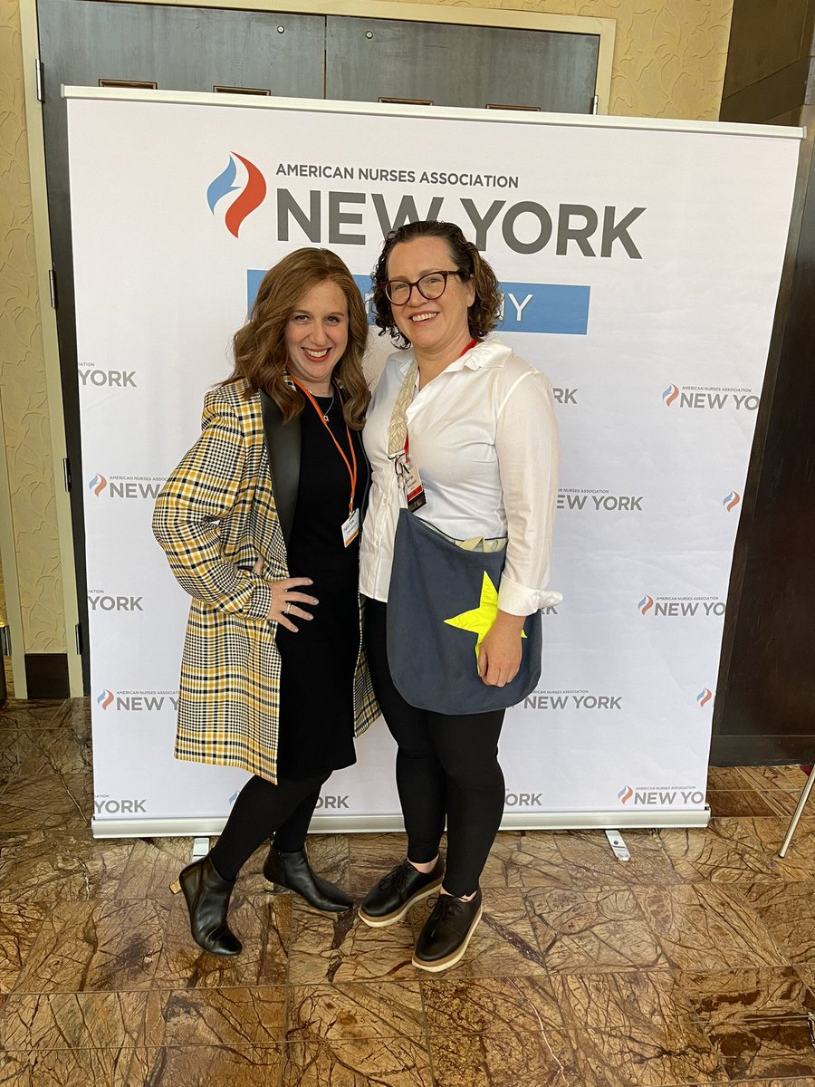 Ready to create good trouble with @drsarahminer @newyork_ana conference. Getting ready to host Policy and Advocacy SIG 🧐 IRL #ANANY23 #NurseTwitter