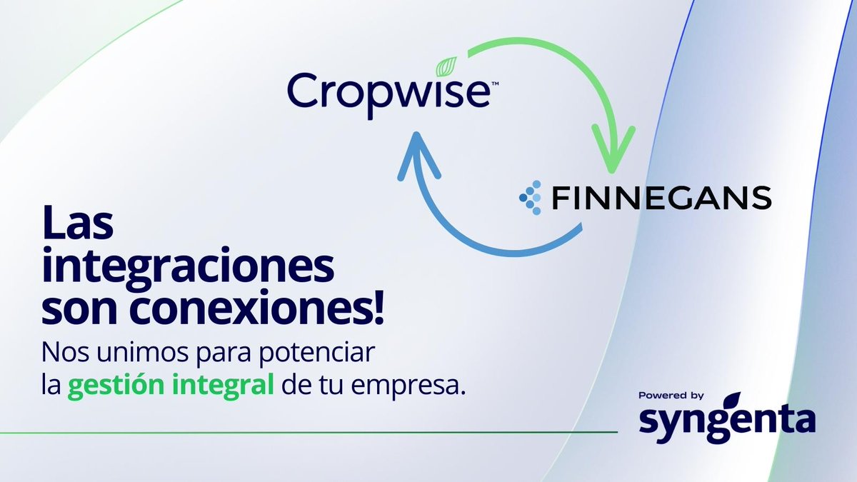 ¡Una nueva integración se incorpora para fortalecer aún más nuestra red de alianzas! 🤝  

Ahora vas a poder administrar la gestión de tu producción 🌾 desde cualquiera de las dos plataformas.  

Registra tus labores diarios desde #Cropwise y visualiza cómo impacta