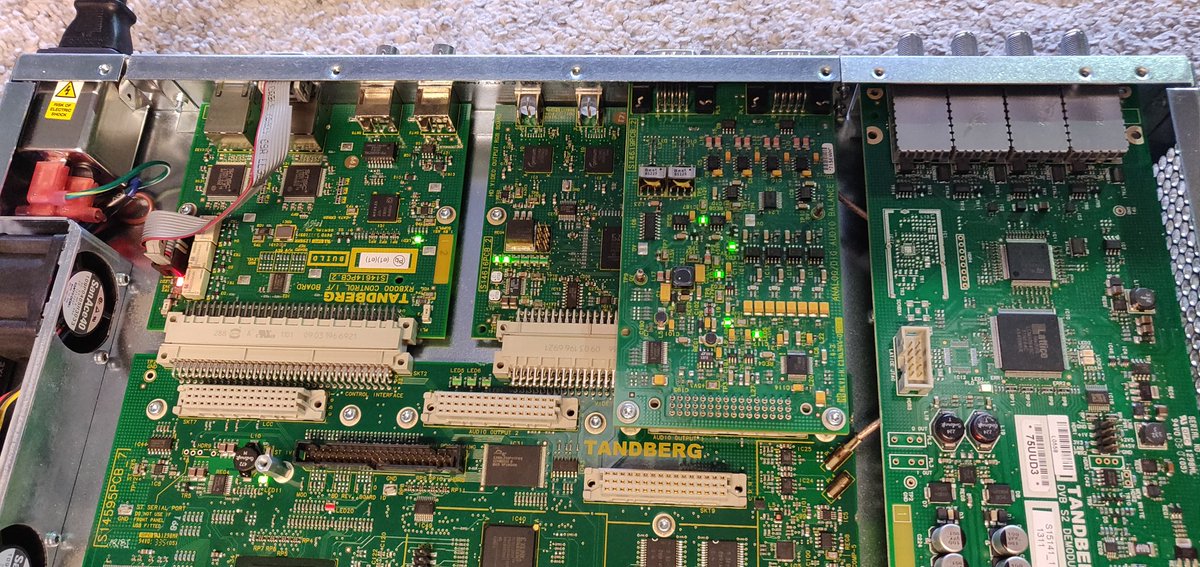 MediaKind RX8200 repair.  Receiver stuck in 'Initialization' loop.  Problem traced to faulty Network Control board.  Board replaced and RX8200 back to fully operational.