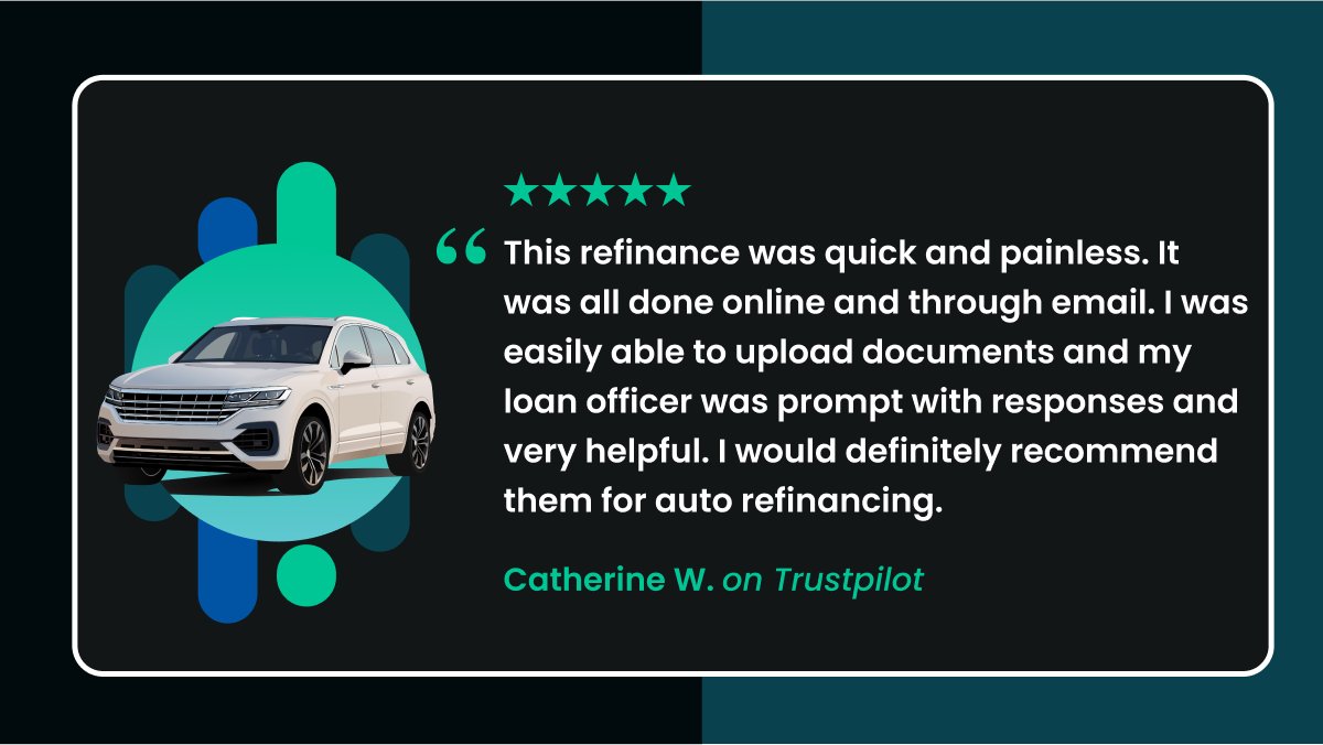 Thanks, Catherine! We love to hear it. #carpayment #savings