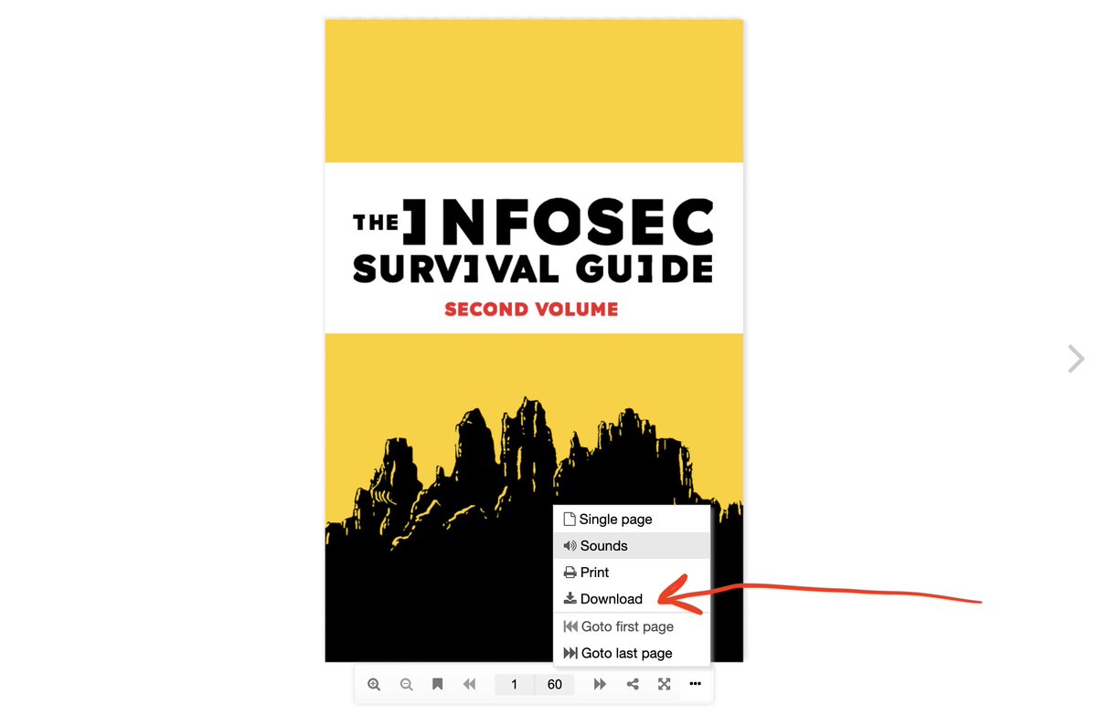 BHinfoSecurity's tweet image. The new -- The Infosec Survival Guide -- was created by the #infosec community for the infosec community and you can now download the whole PDF for free -- no paywall, no registering. blackhillsinfosec.com/prompt-zine/pr…

Get physical copies for $1 each + shipping. United States only.…