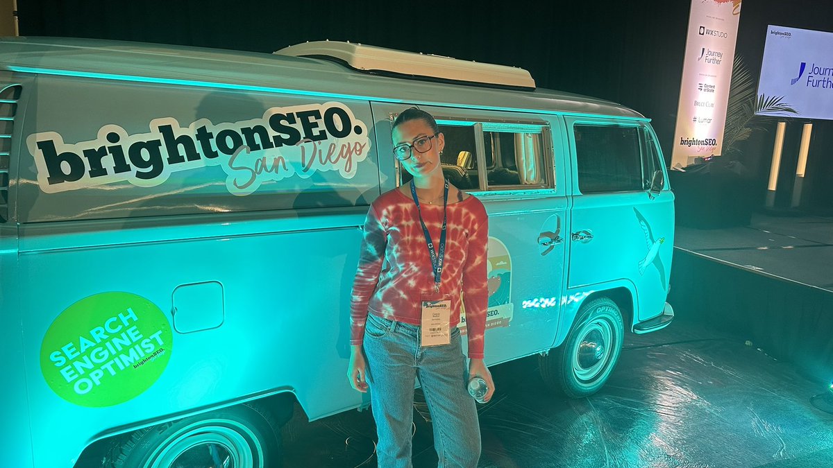 Fantastic to share #brightonseo San Diego with Woodford junior!