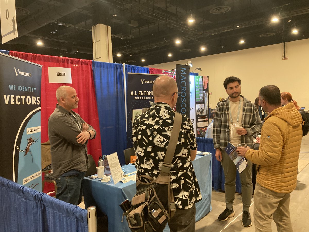 VecTechAI's tweet image. Highlights from the #ESA2023 week included:
*Getting updated on the latest research with Medical, Urban, and Veterinary Entomology (MUVE) professionals.
@EntsocAmerica
#entomology #ai #vector #vectorcontrol #vectorcontrolprogram #diseasemanagement #diseasecontrol #esa2023