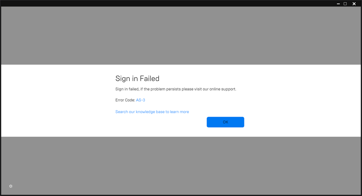 <a href="/FortniteStatus/">Fortnite Status</a> Hey! It looks like a whole bunch of us (downdetector.com/status/epic-ga…) cannot sign in to our Epic Games Launchers. It's giving us a "Sign in Failed" error with the error code: AS-3. What the current status on this issue? Is it something that's being worked on?