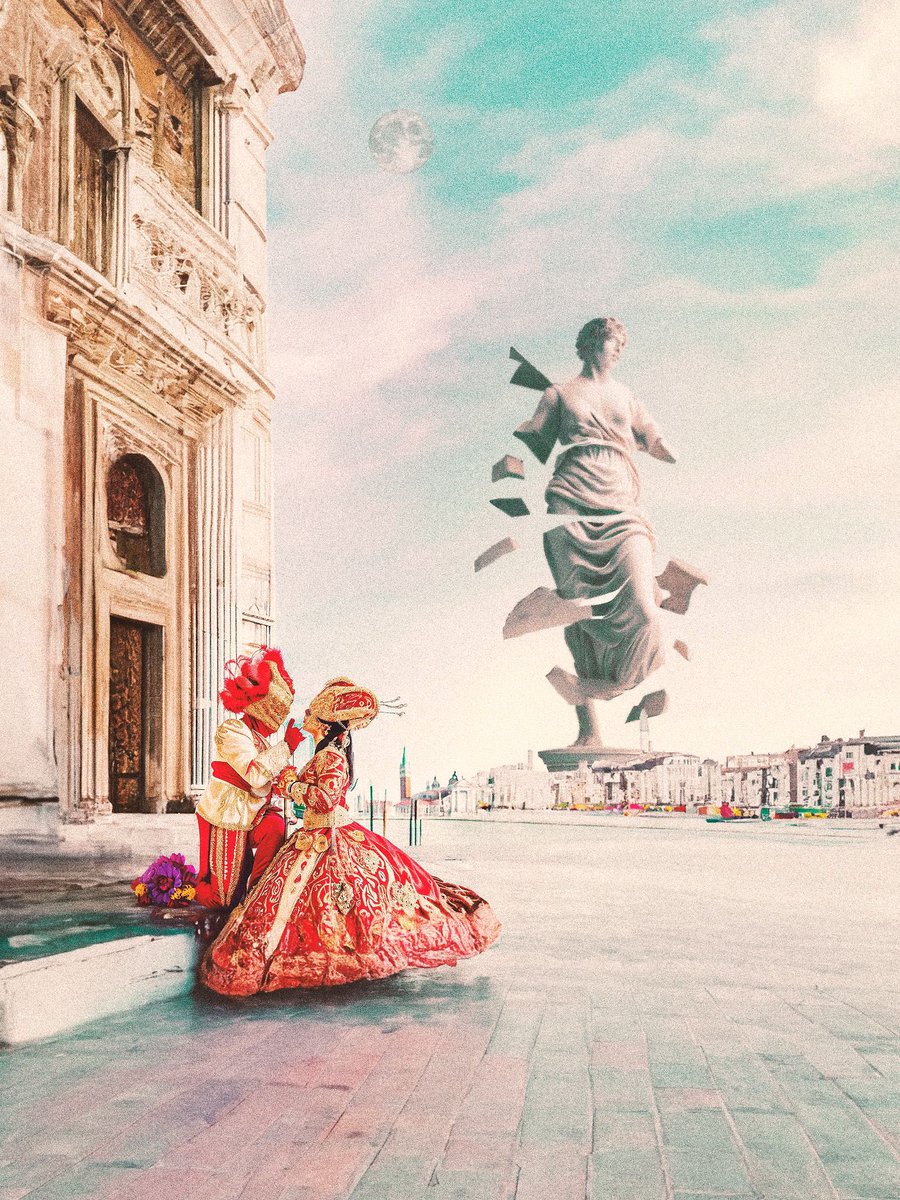 Vel_Lifad's tweet photo. VENECIA
Técnica: collage digital
Herramientas: Photoshop
Medios: digital, impreso sobre lienzo. 
. https://t.co/hge8SaWDNk