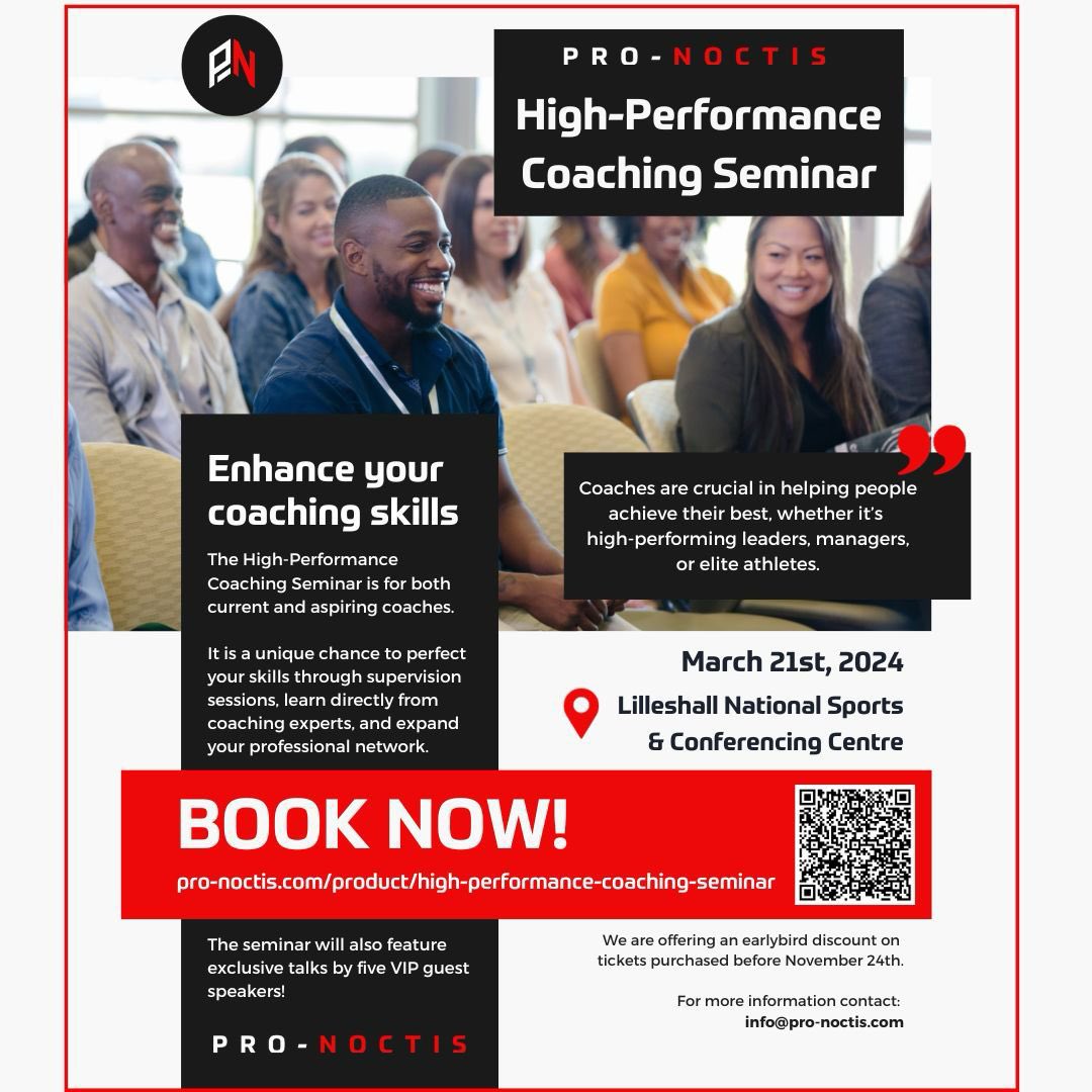 We are ALL about effective coaching and so what other way to celebrate our 10th birthday than to host our inaugural High Performance Coaching Seminar!📣

Early bird tickets are available so head to the link for more information💥

pro-noctis.com/product/high-p…