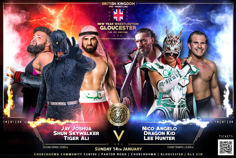 BritKingPro's tweet photo. Weโve had to have a re jig to the Main Event in Gloucester on Sunday 14th January ๐ฅ
#BritWres #6ManTag
Tickets:
https://t.co/GtL2aNCD26 https://t.co/9Y8fHwQzPp