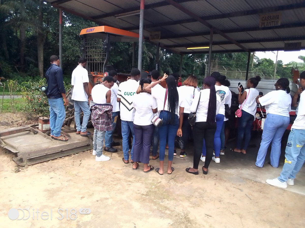AtuAndrew's tweet photo. Students from the Department of Biology/Biotechnology, University of Port-Harcourt visited The International Institute of Tropical Agriculture (IITA) Onne, Rivers State, on an exciting field trip. https://t.co/QfLRi6p7uq
