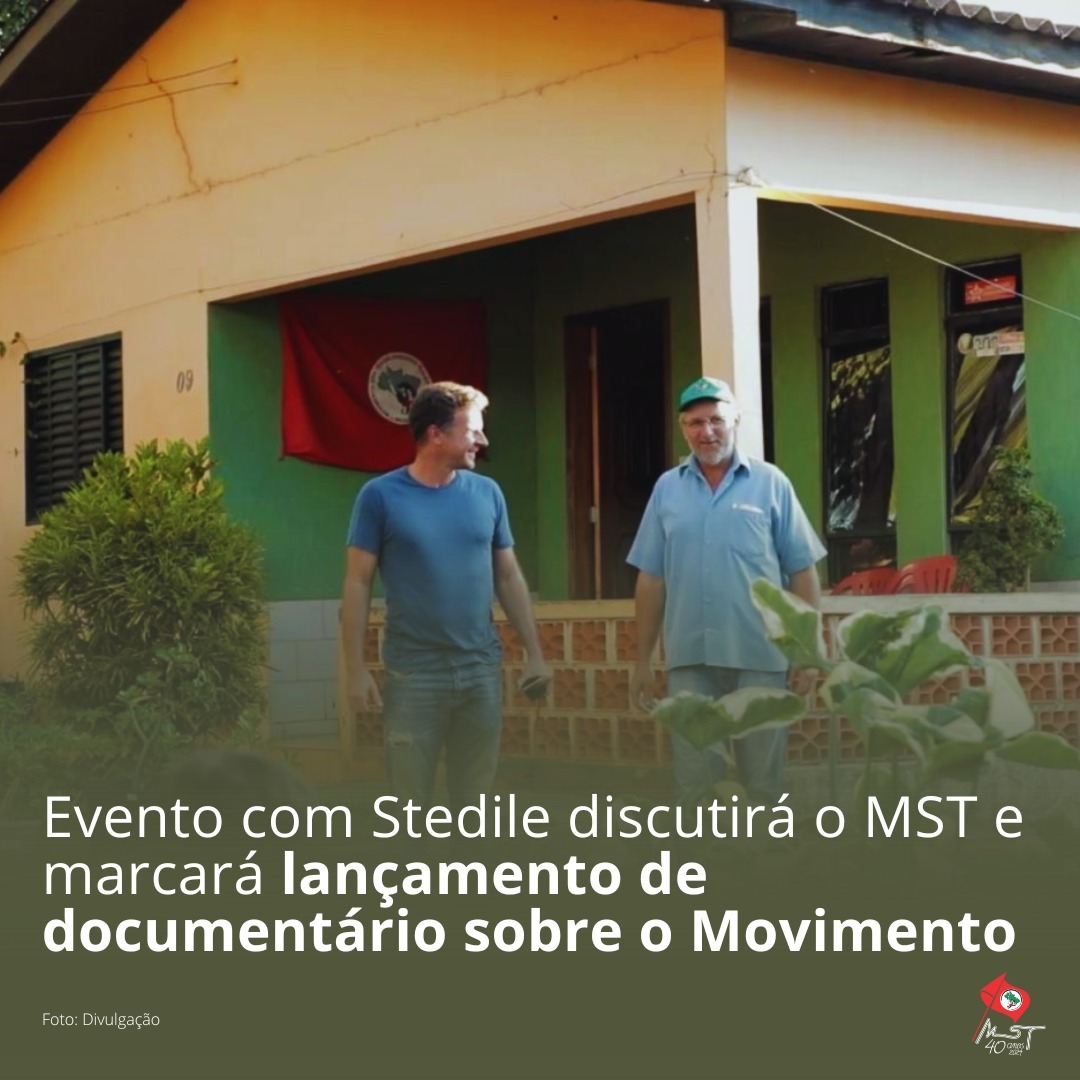 🚩 O ICL promoverá um debate online com João Pedro Stedile, Laura Sabino  e Eduardo Moreira sobre o #MST para marcar o lançamento histórico do primeiro documentário do Instituto “De Quanta Terra Precisa o Homem?”.

📲 SAIBA MAIS: mst.org.br/2023/11/09/eve…