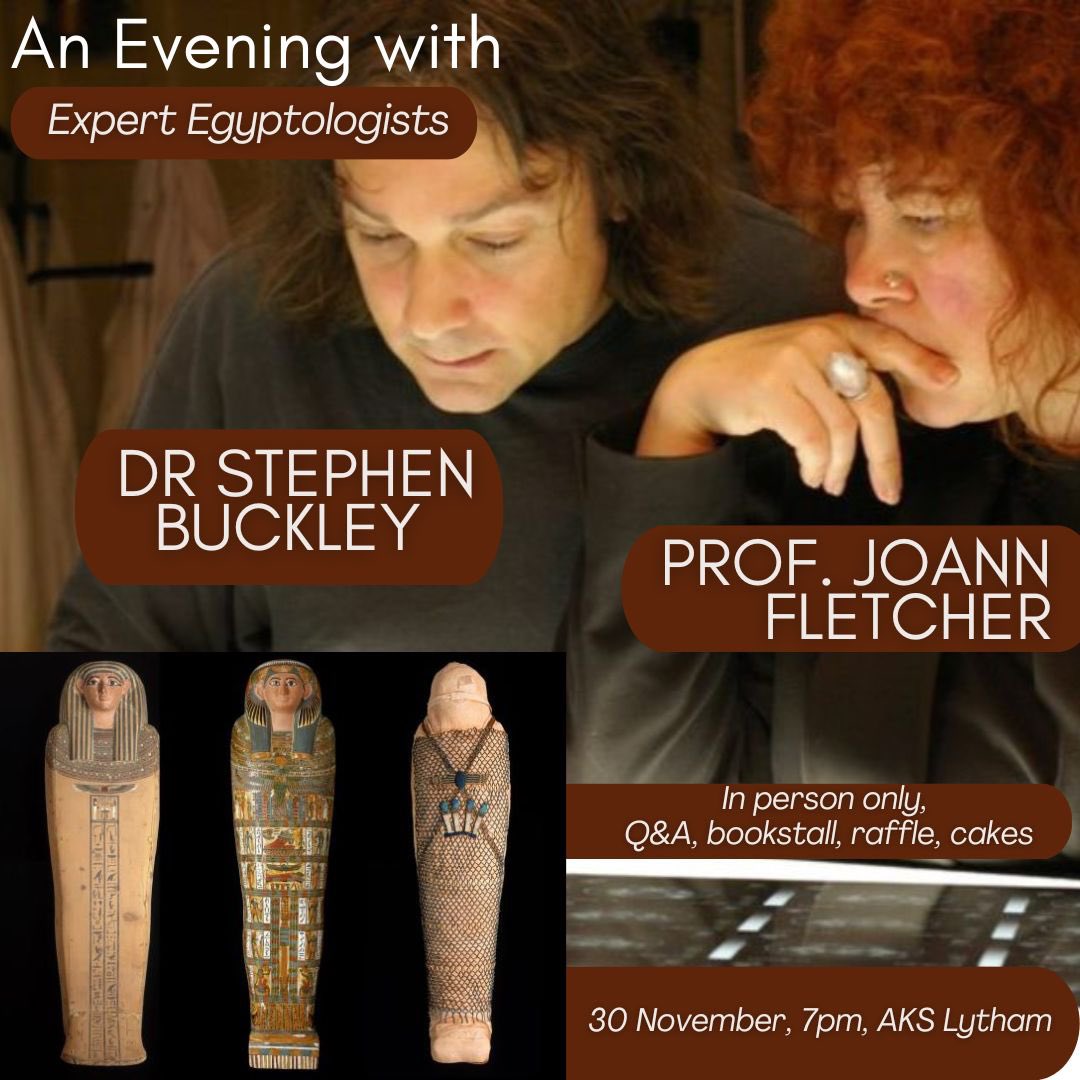 Three weeks today we’ll be enjoying a fascinating Q&A with these two eminent Egyptologists! @ImmortalEgypt We hope to see you there @AKSSchool from 6:15pm for cake and bookstall browsing - all welcome. Send your questions to lsaclassics@gmail.com and we’ll try to feature them!
