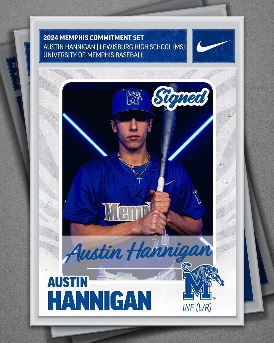 𝗜𝘁'𝘀 𝗼𝗳𝗳𝗶𝗰𝗶𝗮𝗹 ✍️ Welcome to the 901, @austinhannigan2! #GoTigersGo | #MemphisRising