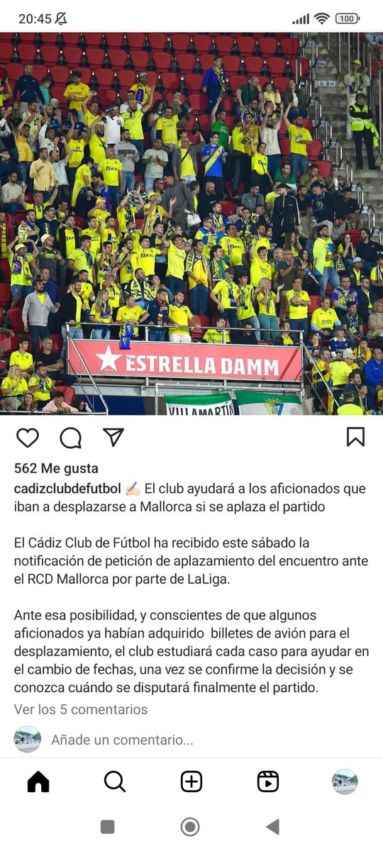 Sin rastro de las ayudas que iban a recibir los aficionados que íbamos desplazarnos a Mallorca <a href="/portalcadista/">Portal Cadista</a> <a href="/Cadiz_CF/">Cádiz Club de Fútbol</a>  Gracias por dejaros pisotear