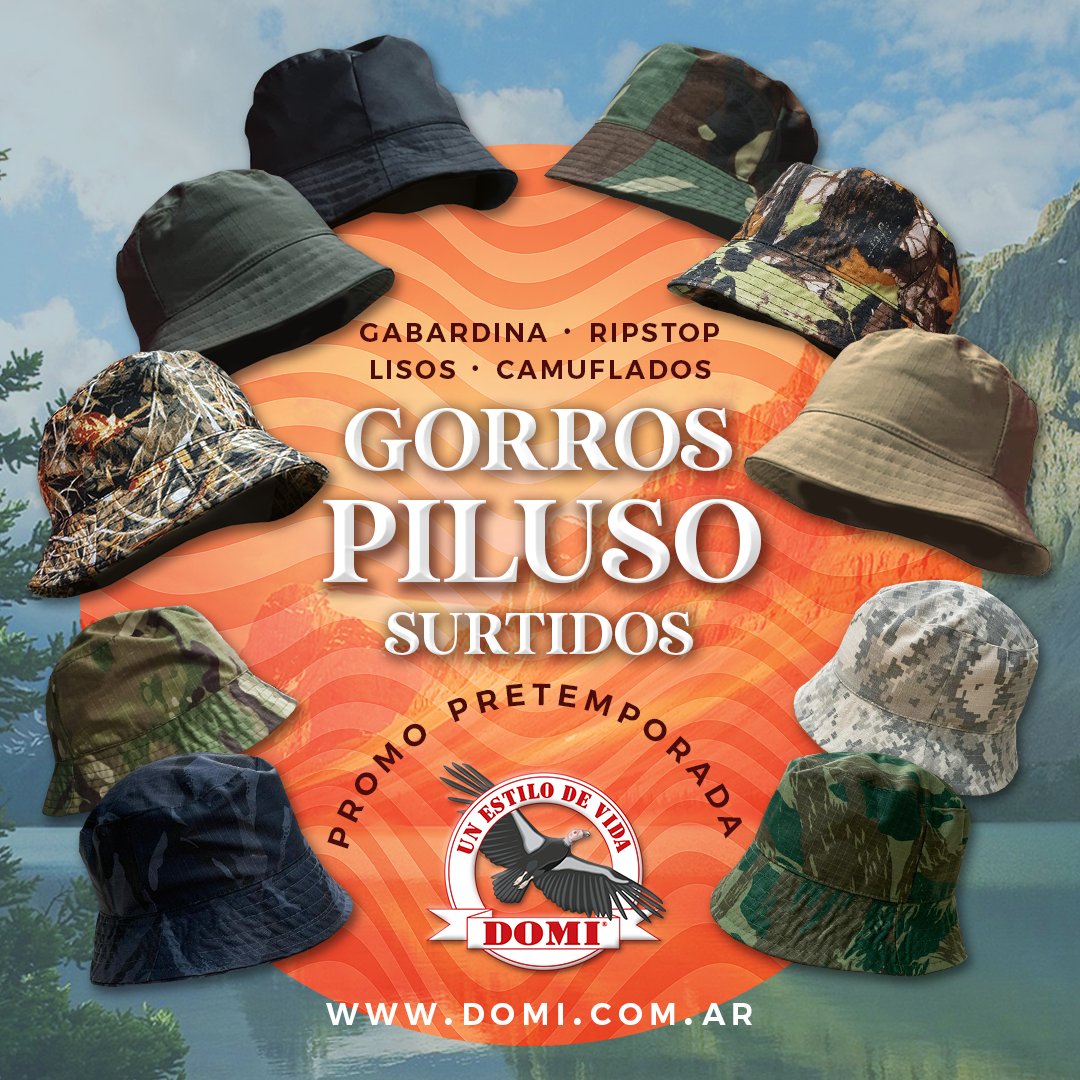 DOMI3862's tweet photo. Te traemos una oportunidad para la temporada de verano que se acerca y no podes dejar pasar.

Gorros estilo piluso ¡Los más buscados! Lisos, camuflados, de ripstop, de gabardina…

Llevate todo lo necesario para romperla esta temporada! ☀ https://t.co/Ss4zW0DGHS