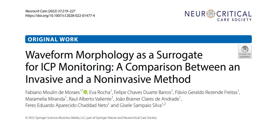 Great progress! This is the start, and the ICPni wave morphology monitor might soon be modified for application in resource-constrained places to measure raised ICP. It shows a strong correlation with the invasive method.
#technology #medicaldevices
#globalneurology #neurotwitter