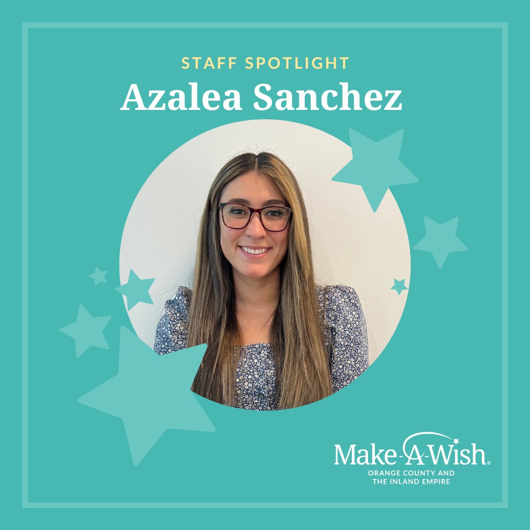 Happy 1-year anniversary with Make-A-Wish OCIE, Azalea! Thanks for all you do and your dedication to the mission!