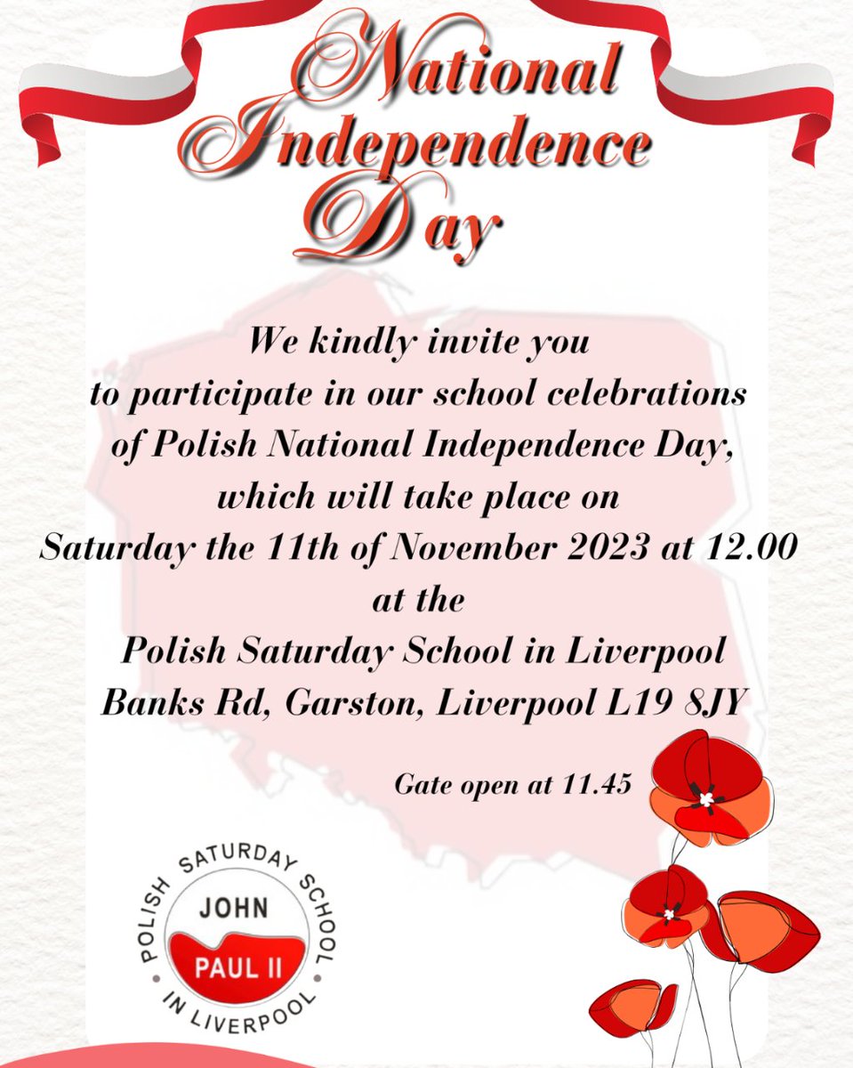 I am delighted to be performing ' #Jerusalem' by #WilliamBlake this Saturday for a special #RemembranceDay #IndependenceDayInPoland celebration @ the Polish Saturday School in Liverpool following my educational workshops for the students #Śpiewamy Historię (We Sing Our #History)'