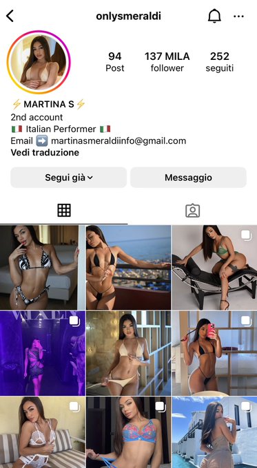 La mia pagina Instagram principale &egrave; al momento bannata, seguimi nel mio nuovo profilo 💔⬇️  https://t