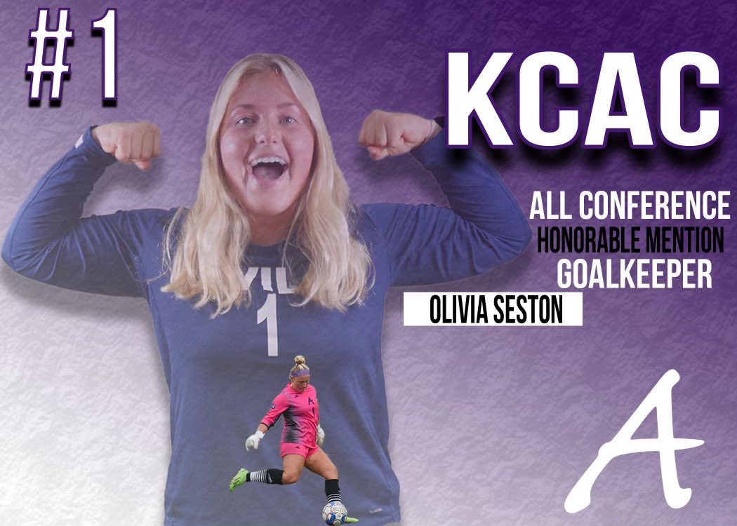 Congratulations to our four Eagles earning All-KCAC recognition this season!! #12 Amaris Sigler #20 Megan Nugent #01 Olivia Seston #18 Hope Hines #EagleEmpire #KCACWsoccer