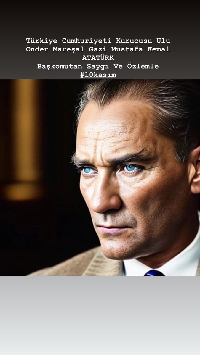 #MustafaKemalAtatürk’ü 85 yıldır olduğu gibi fikirleri ve devrimleriyle sonsuza kadar yaşatacağız...Ruhun şad olsun saygı sevgi ve minnetle anıyorum #10Kasım1938 #10Kasım