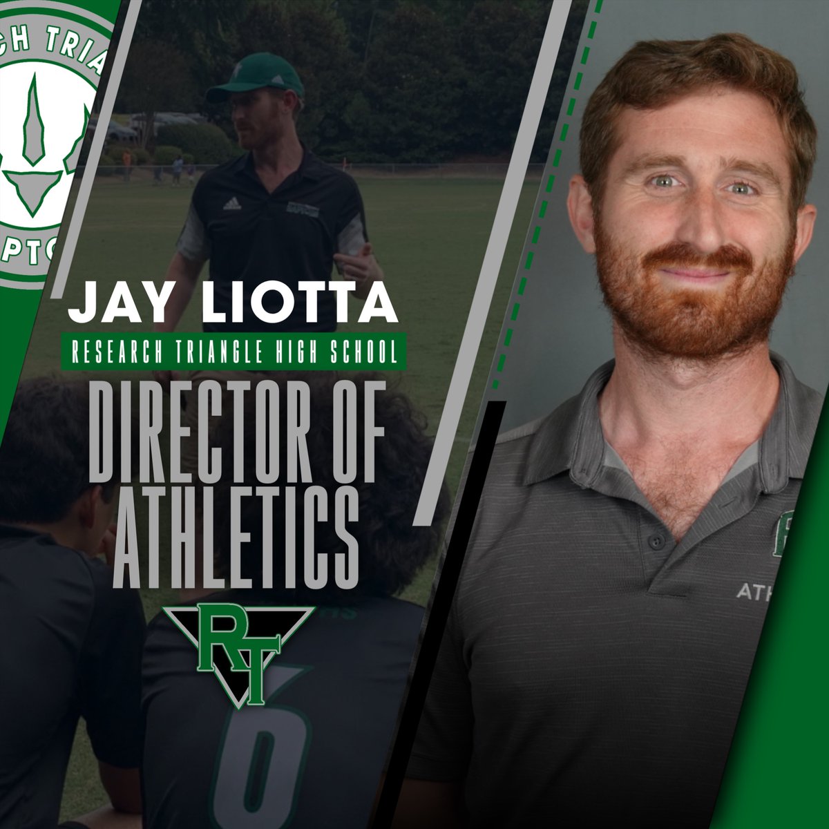 NEW AD: We're excited to announce that longtime <a href="/RTHSSoccer/">RTHS Raptor Soccer</a> coach Jay Liotta has been named RTHS's second Director of Athletics.