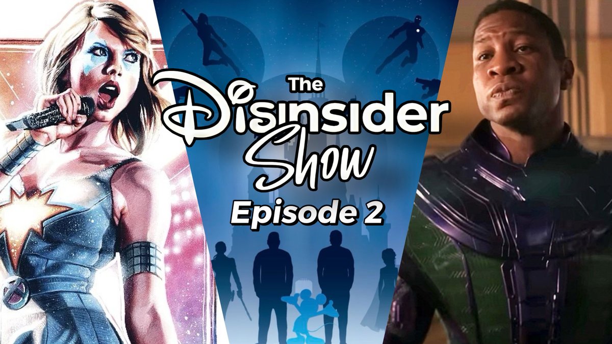 TheDisInsider's tweet photo. The DisInsider Show Episode 2!  

• We discuss the Jonathan Majors drama and what 
  Marvel could do next 🔮
•Best Disney Daddies 💪  
•Disney character we DON'T want dating our sons 😬•Rumor of the Week  🏰
•Giveaway 

YouTube: https://t.co/P4Du3uvKcA
Spotify: https://t.co/jUhBzlMfW6
Apple: https://t.co/Js11iHzIld