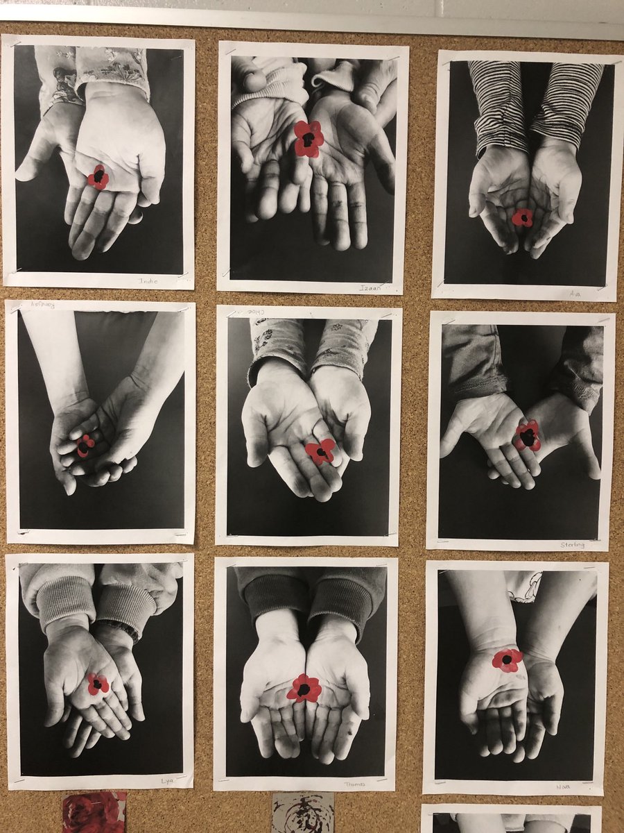 Peace in the hands of our JK/SK’s and grade 2’s.