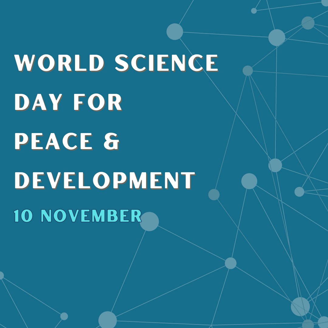 Our common future depends on sustainable funding for science.

Friday is World #ScienceDay for Peace &amp; Development -- an opportunity to highlight the importance and relevance of science in society and our daily lives. un.org/en/observances…