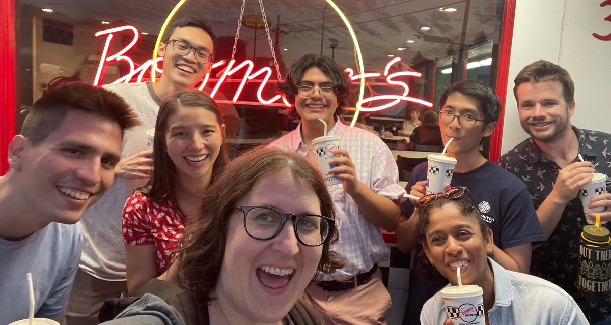 I've been on leave but absolutely floored w/ how the lab has THRIVED in my absence 😅 Infinitely proud of this independent, creative, &amp; rigorous crew who have excelled in science, outreach, and ofc... shenanigans. Starting w/ the most recent, I'll highlight their achievements...
