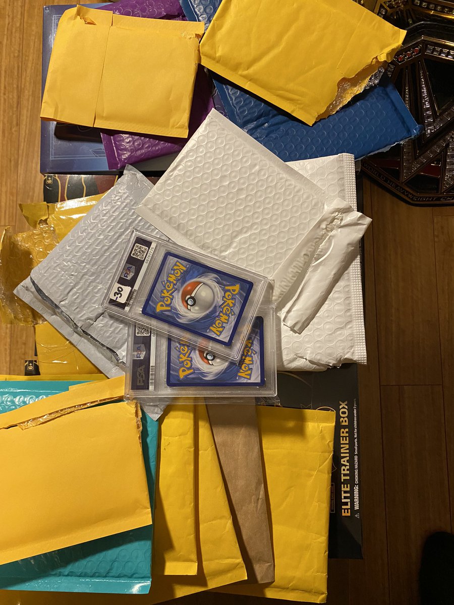JEB_cs's tweet image. So the tik tok shop Pokémon packs came in…. I also dropped way to much on psa cards aswell.