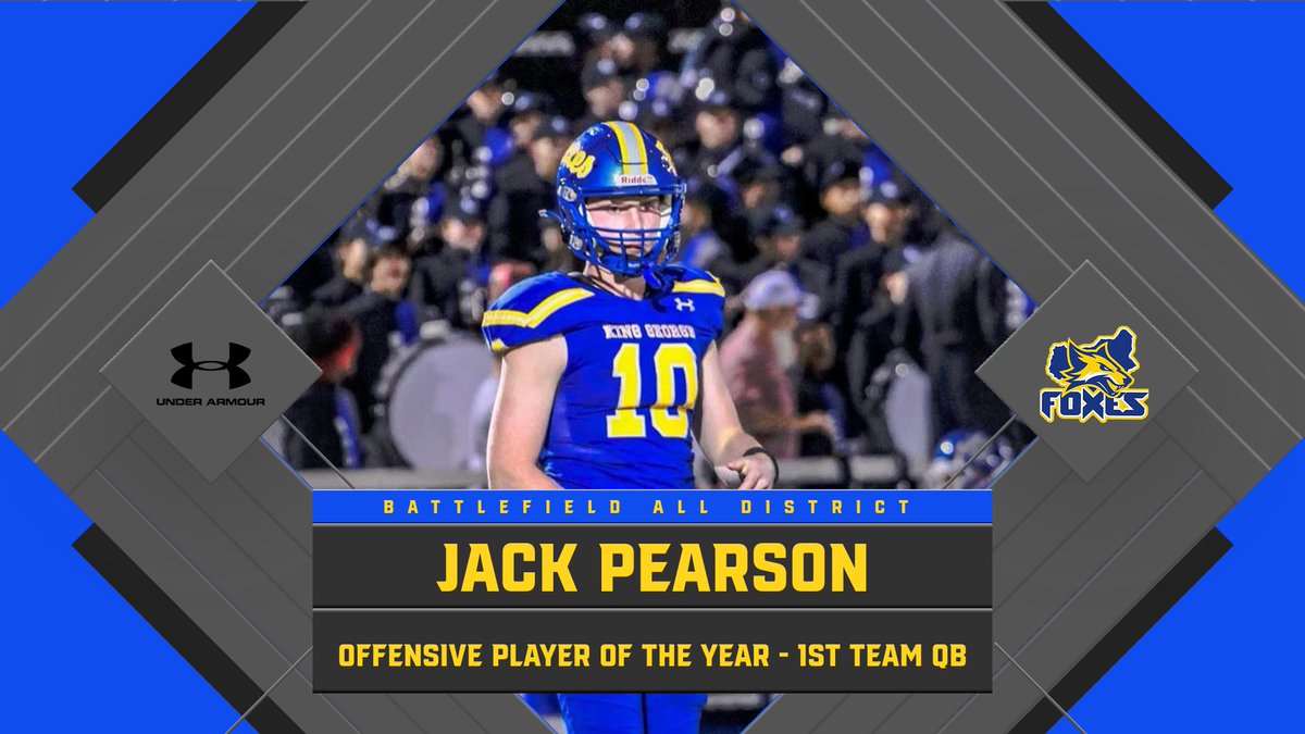 Congratulations to <a href="/JackPearson_10/">Jack Pearson</a> on earning Offensive Player Of The Year &amp; 1st Team QB!