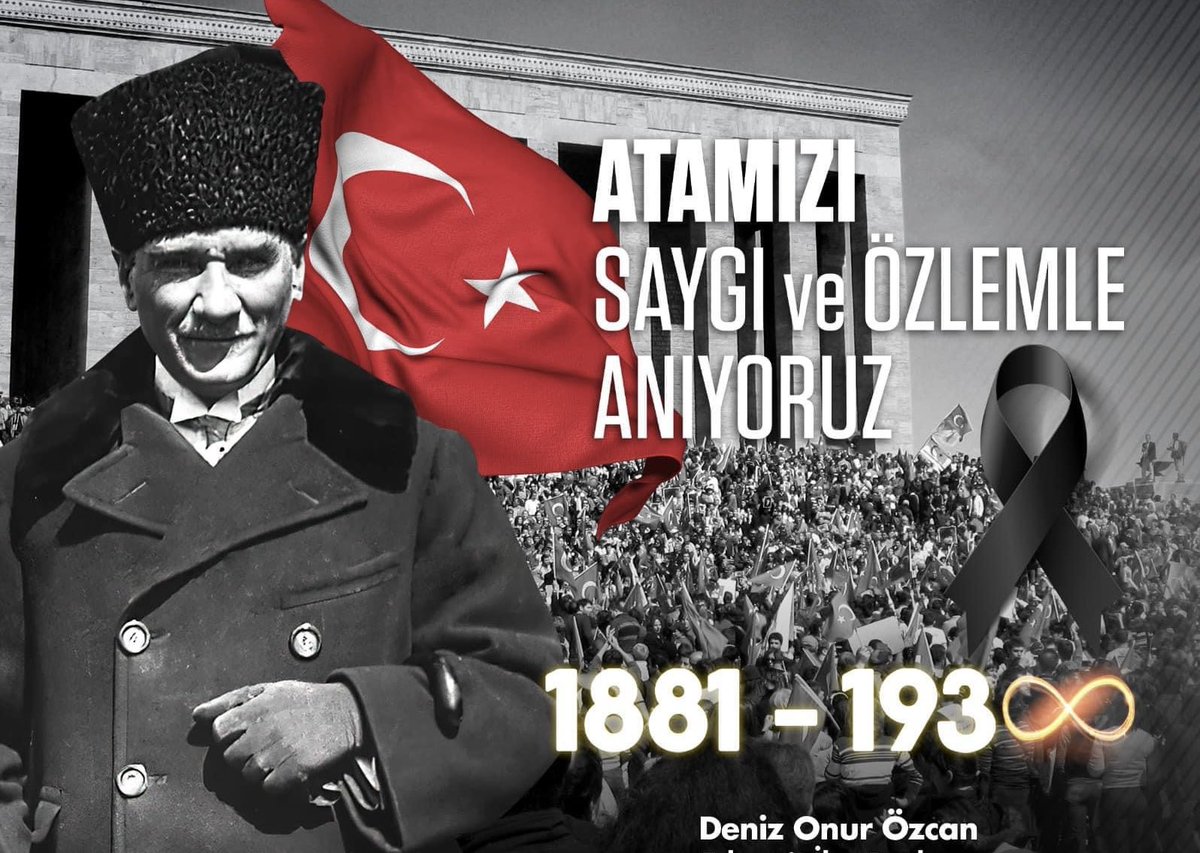 Cumhuriyetimizi kuran,kurtuluş mücadelemizin ve bağımsızlığımızın yaratıcısı, modern Türkiye Cumhuriyeti’nin mimarı,partimizin kurucusu Ulu Önder Gazi Mustafa Kemal Atatürk’ü aramızdan ayrılışının 85.yıldönümünde saygı, sevgi ve özlemle anıyorum.

#10Kasım