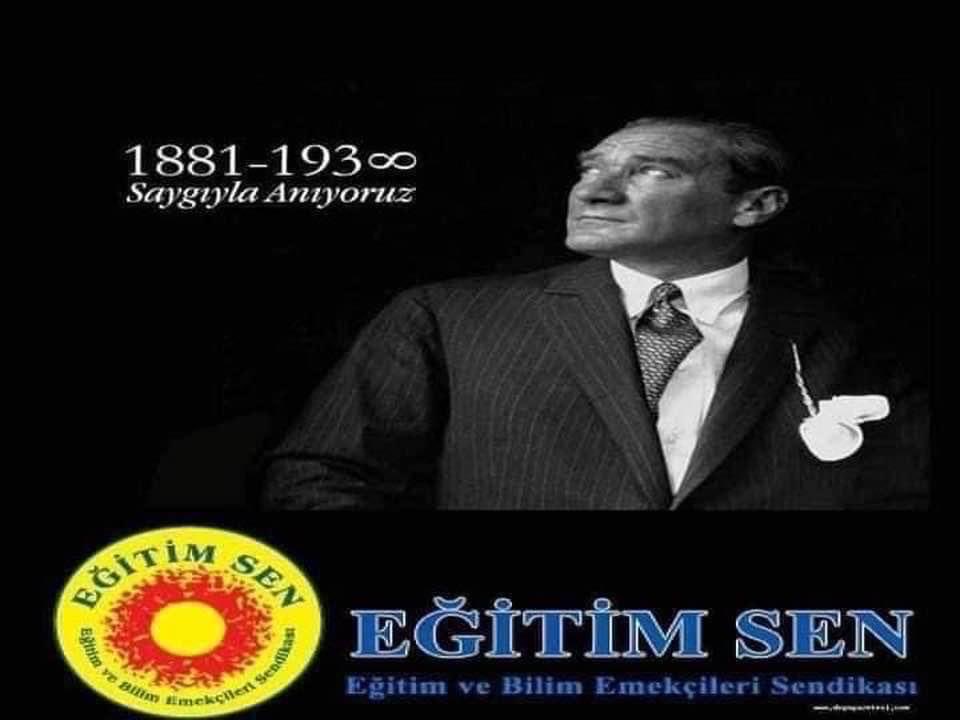 Saltanat yerine cumhuriyet, ümmet yerine halk, emperyalizme karşı bağımsızlık, safsata ve dogmaların yerine akıl ve bilim, çağdaş bir yaşam, laiklik ve barış için yaşayan ve mücadele eden Mustafa Kemal Atatürk’ü aramızdan ayrılışının 85. yılında saygıyla anıyoruz.
#10Kasım