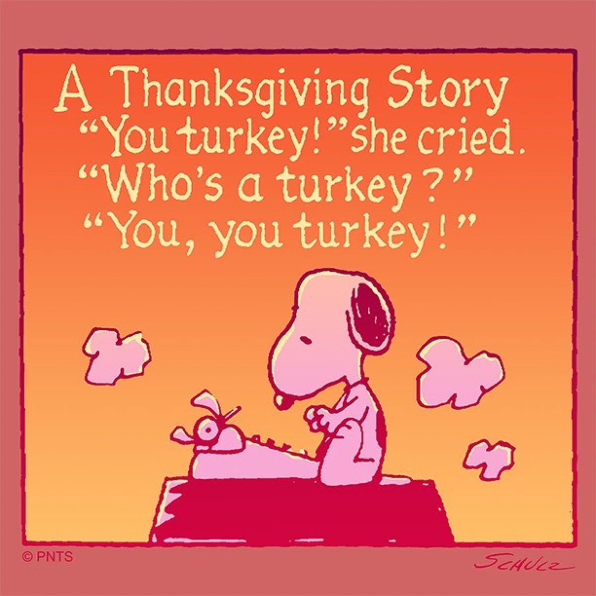 Have a wonderful Thanksgiving, you turkeys. 💛 📸: @Snoopy