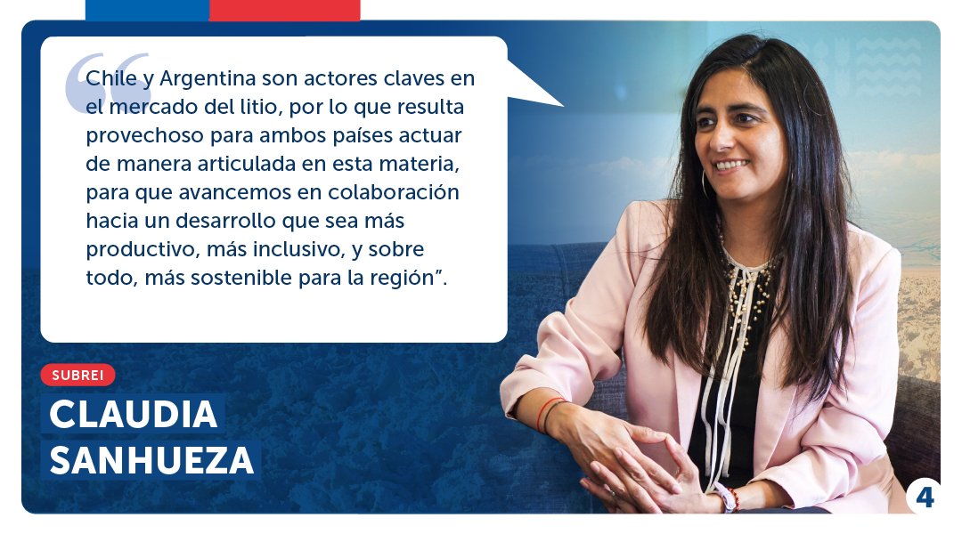 ¡Seguimos avanzando en acuerdos por el litio! 🔋
Chile y Argentina firmaron un memorándum de entendimiento para avanzar, en conjunto, en la búsqueda de mejores oportunidades para la extracción sustentable del mineral. 

¿Quieres saber más? Revisa aquí 👇