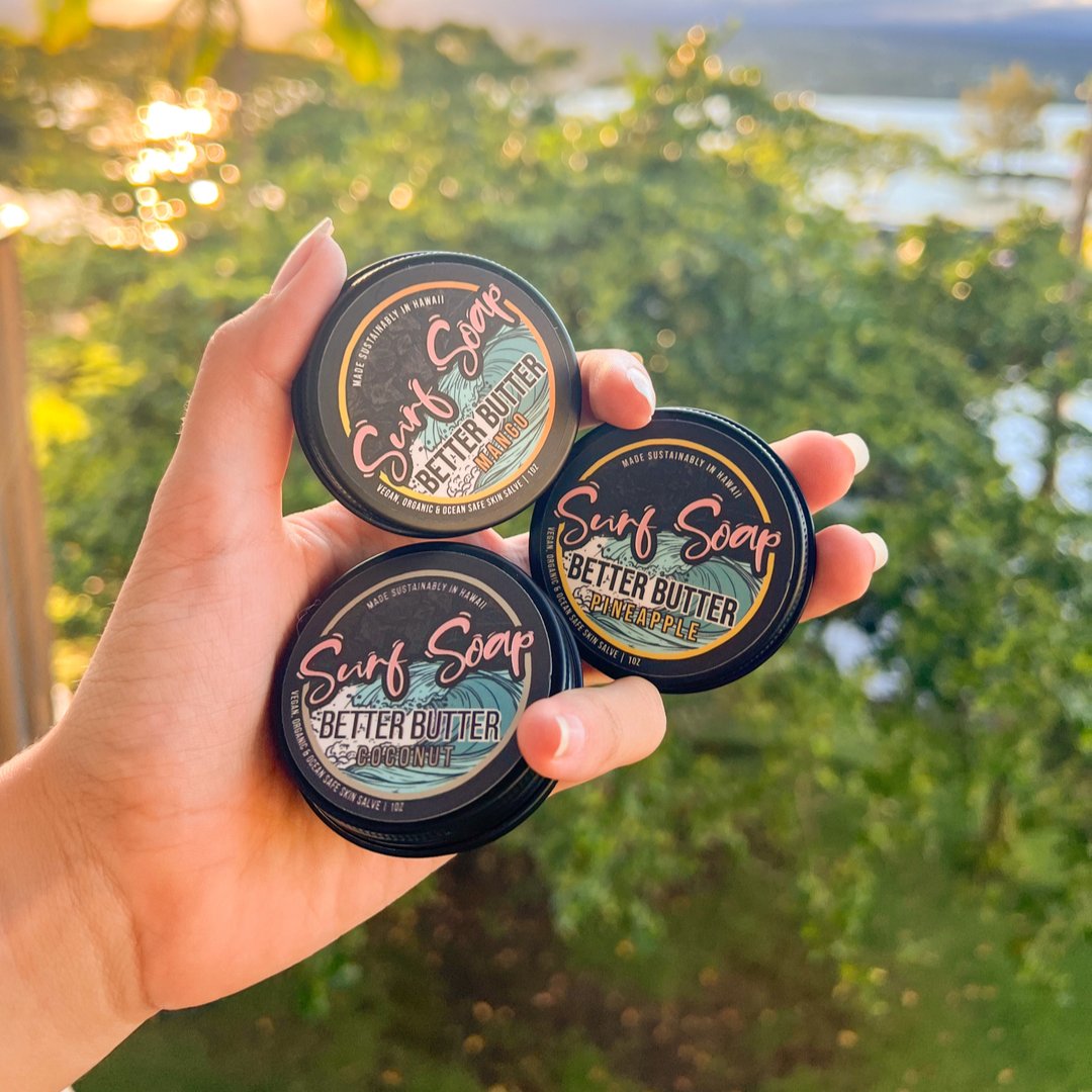 surf_soap's tweet photo. Winter is coming - protect your lips with our award-winning Better Butter healing salve! Available in 3 different flavors.. plus our annual holiday flavor debuting soon!!
Shop now at https://t.co/dAVckKCnXd https://t.co/xFfpUBYyt3